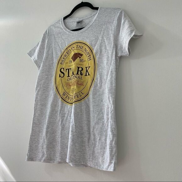 Game of Thrones Stark Brewed in the North Beer Tshirt Size Medium - Picture 3 of 5